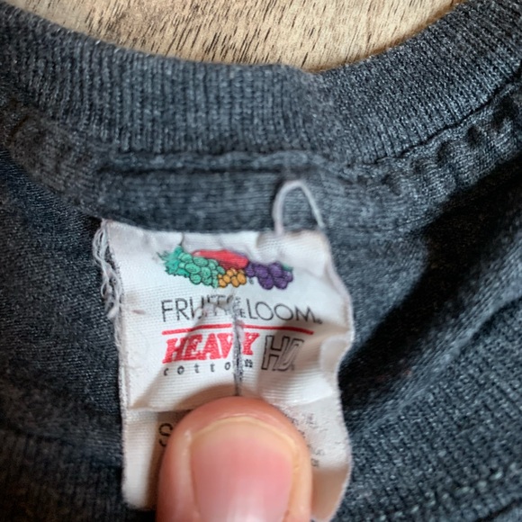 CHEERIOS BEE WHO NEEDS PANTS T-shirt SMALL dark gray distressed style CEREAL - Picture 4 of 6